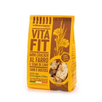 VitavigorVITAFIT mini cracker farro e semi di lino. 150g.