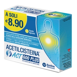 Linea ActAcetilcisteina ACT 600 Plus 12 Bustine