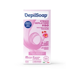 Depilsoap20 Strisce viso delicate